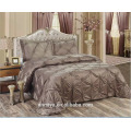 Hot sales! luxury wedding quilted bedspreads set /comforter set ,high quality
